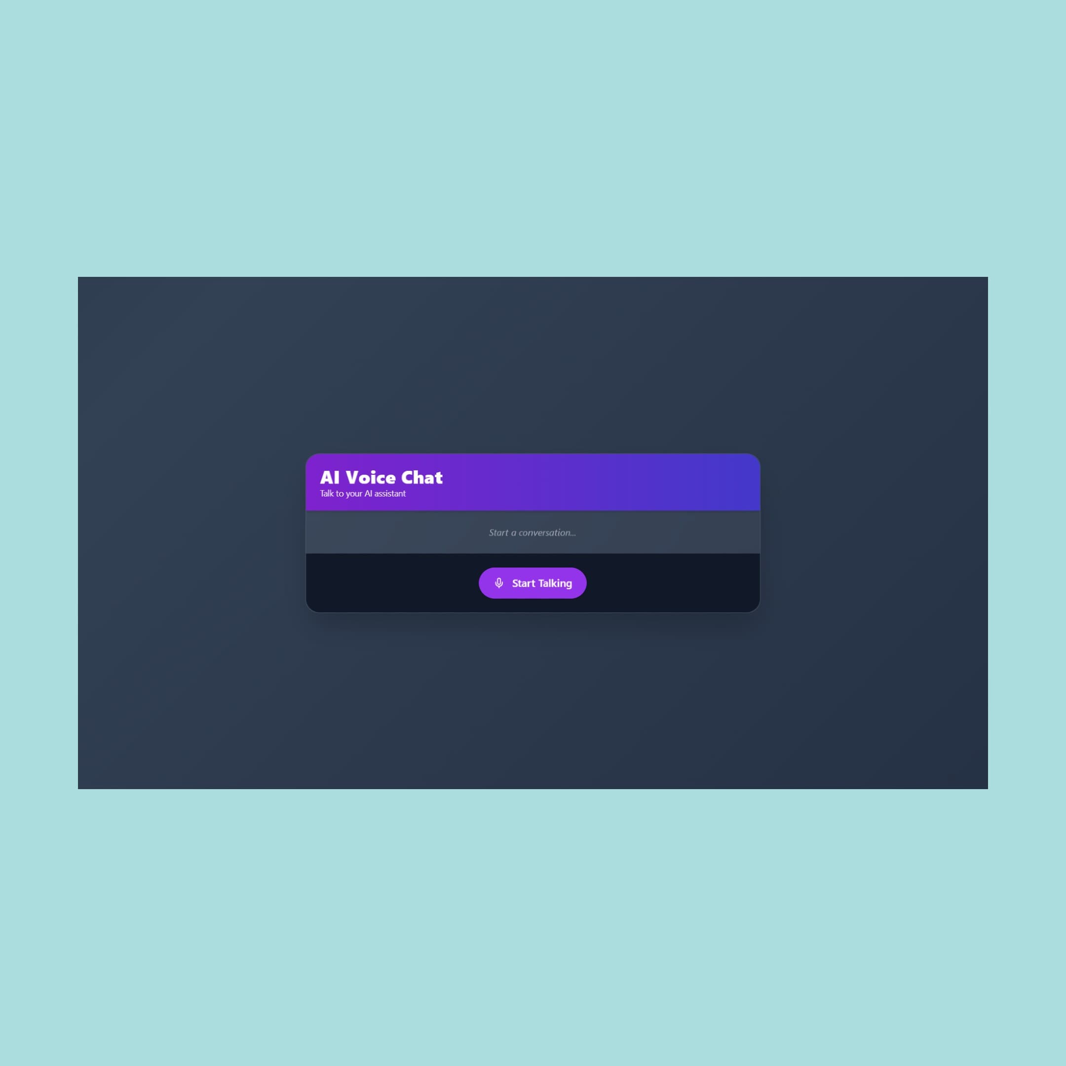 Voice Enabled Chatbot